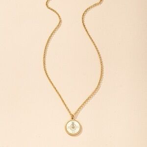 3/$30 💛 Compass Charm Necklace